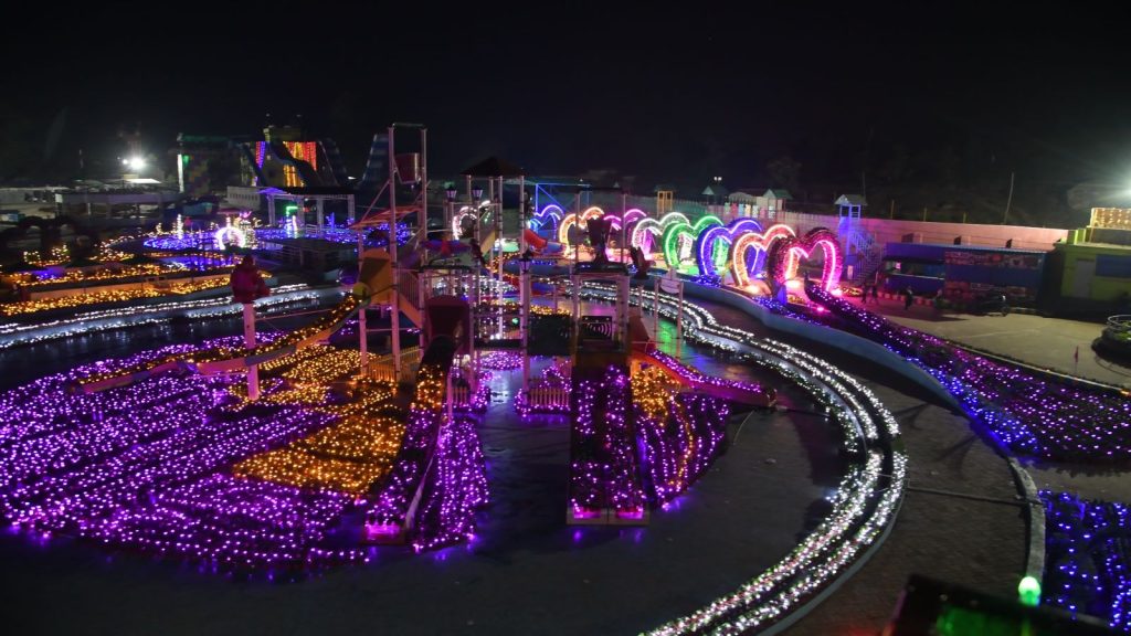 Water Park Ranchi Night Light park Wild waadi Ranchi